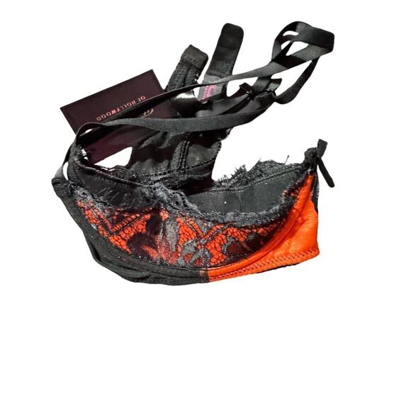 Fredericks of Hollywood Women's Size 18 Underbust Underwire Bra Red Black NWT - Picture 7 of 12